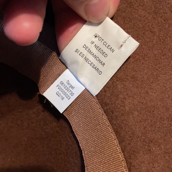 Free shipping: stylish brown wool hat never worn - Picture 7 of 11